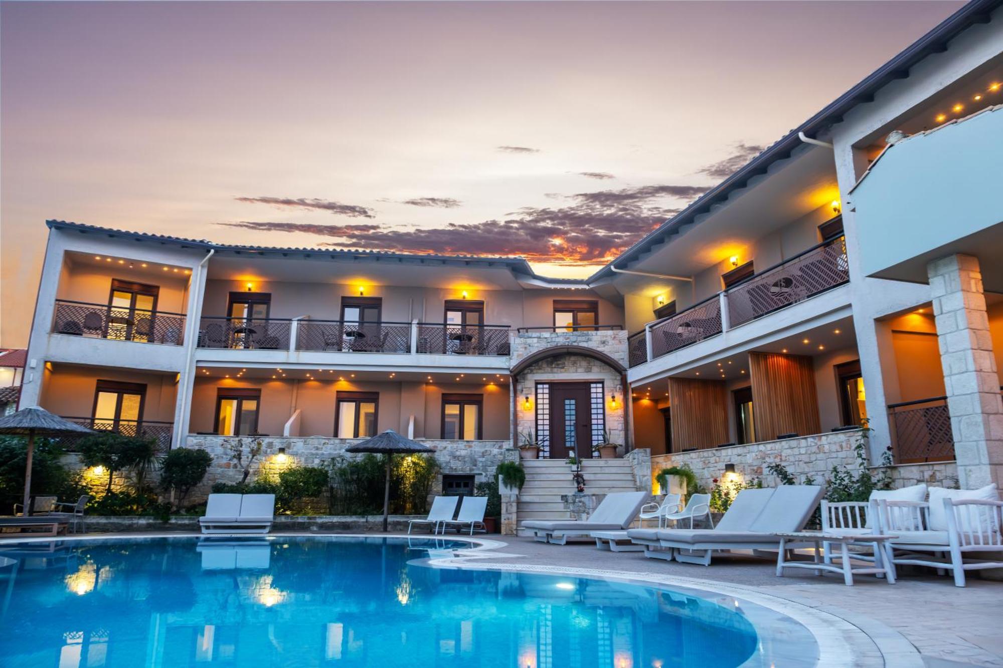 Stamos Hotel Afytos Exterior photo